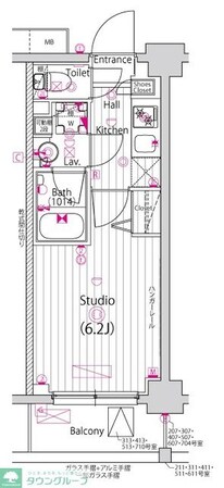 ガーラ川口グランドステージの物件間取画像